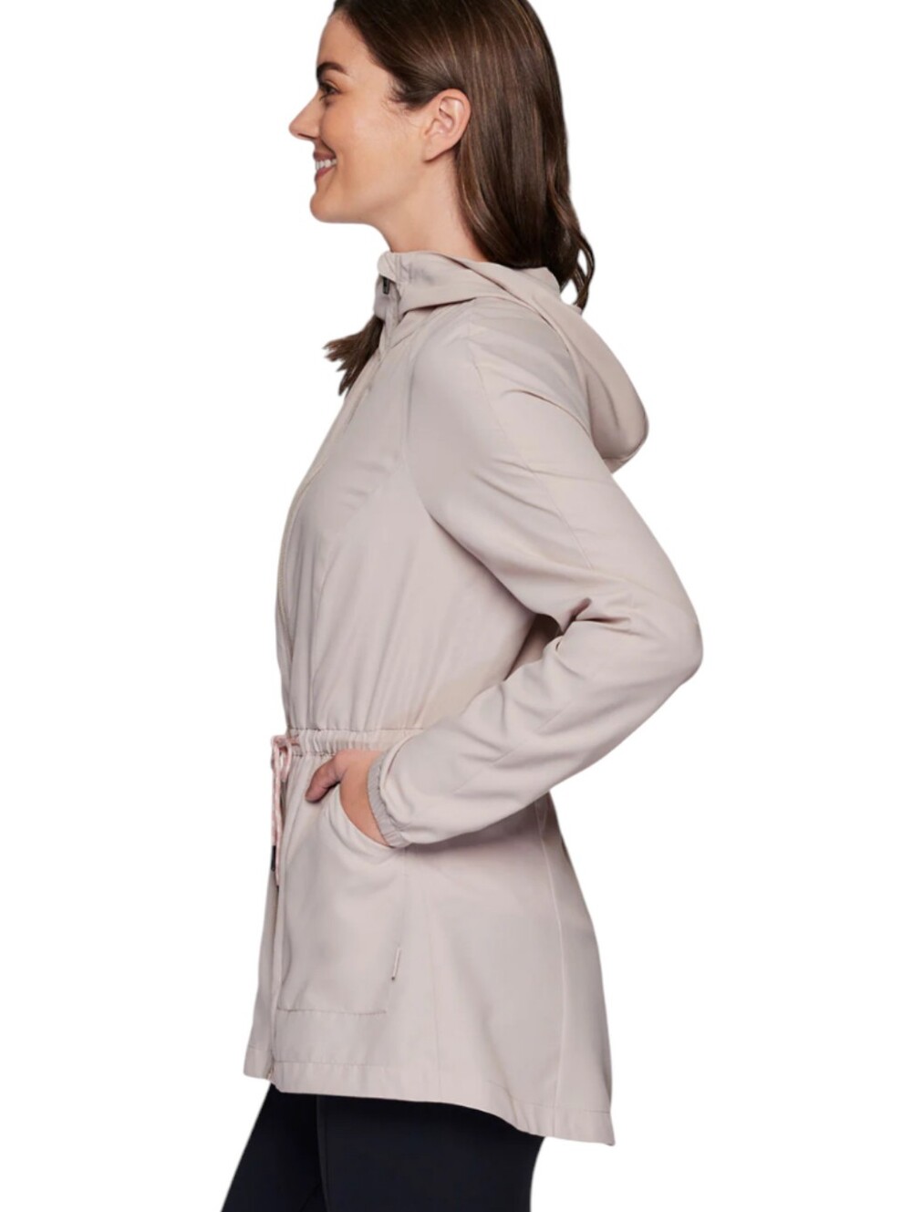 Avalanche Women's M Muse Lightweight Trench Jacket Light Beige - Picture 5 of 15